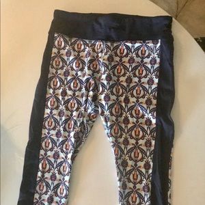 Tory Burch sport cropped leggings size m